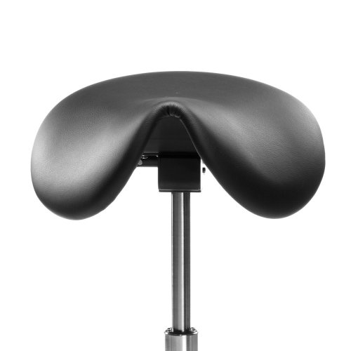 Edullinen satulatuoli paras Ergonea Luxe musta nahka naisille ergonominen hyvä ergonomia