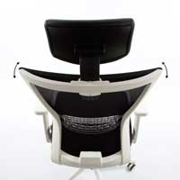 Ergonomia valkoinen työtuoli ja ergonominen toimistotuoli Ergonea Airexin ristiseläntuki säätö tuoli on paras työtuoli selälle
