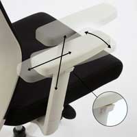 Paras työtuoli selälle laadukas Ergonea käsinojien säädöt lisäävät ergonomiaa on tyylikäs valkoinen työtuoli