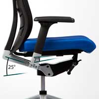 Ergonominen työtuoli hinta ja laadukas toimistotuoli Ergonea Fabric hyvä Synchro keinumekanismi lisää istumatyön ergonomiaa