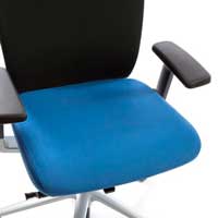 Ergonominen työtuoli laadukas sininen toimistotuoli kaunis vaihdettava istuinpäällinen