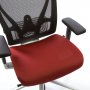 Hyvä kaunis työtuoli laadukas verkkoselkänoja vaihdettava punainen istuinpäällinen verkkotuolissa